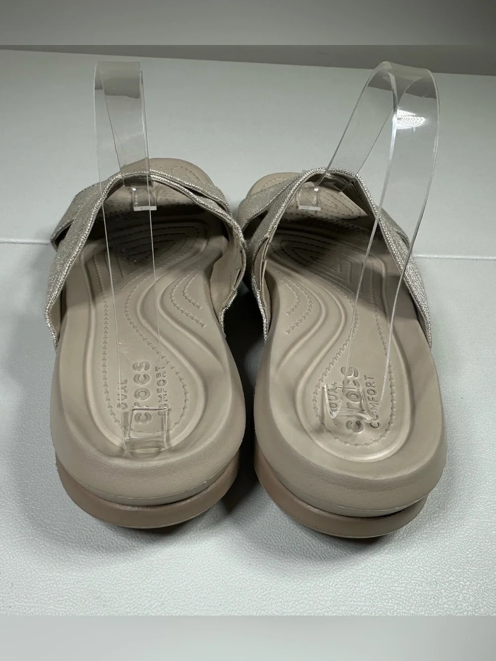 CROCS Capri Shimmer Cross-Band Sandals